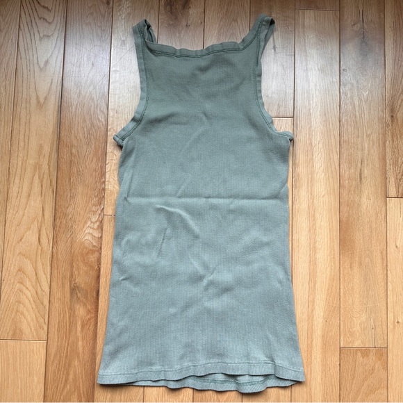 Rawson Studio The Verona Tank in Vintage Olive Green - Picture 5 of 7